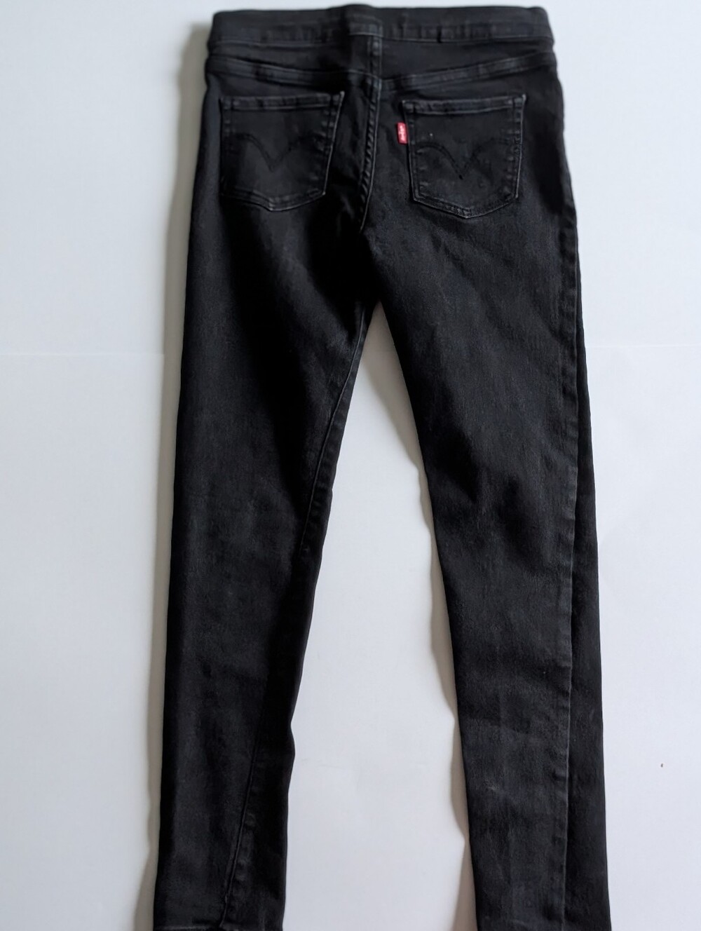 Levi's Black High Rise Ankle Skinny Jeans Girls Size 10 Regular